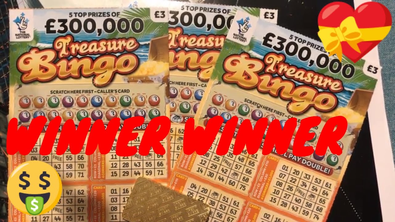 Bingo scratch off lottery tickets